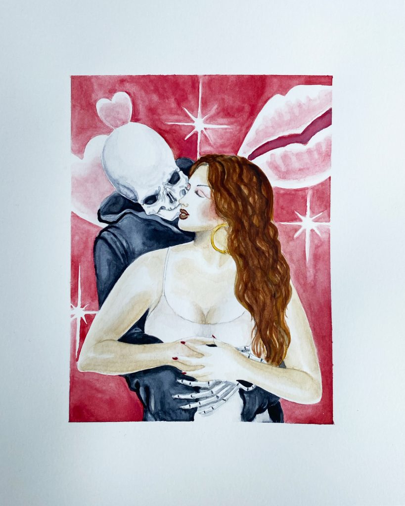 Watercolor painting by Kane Navasard