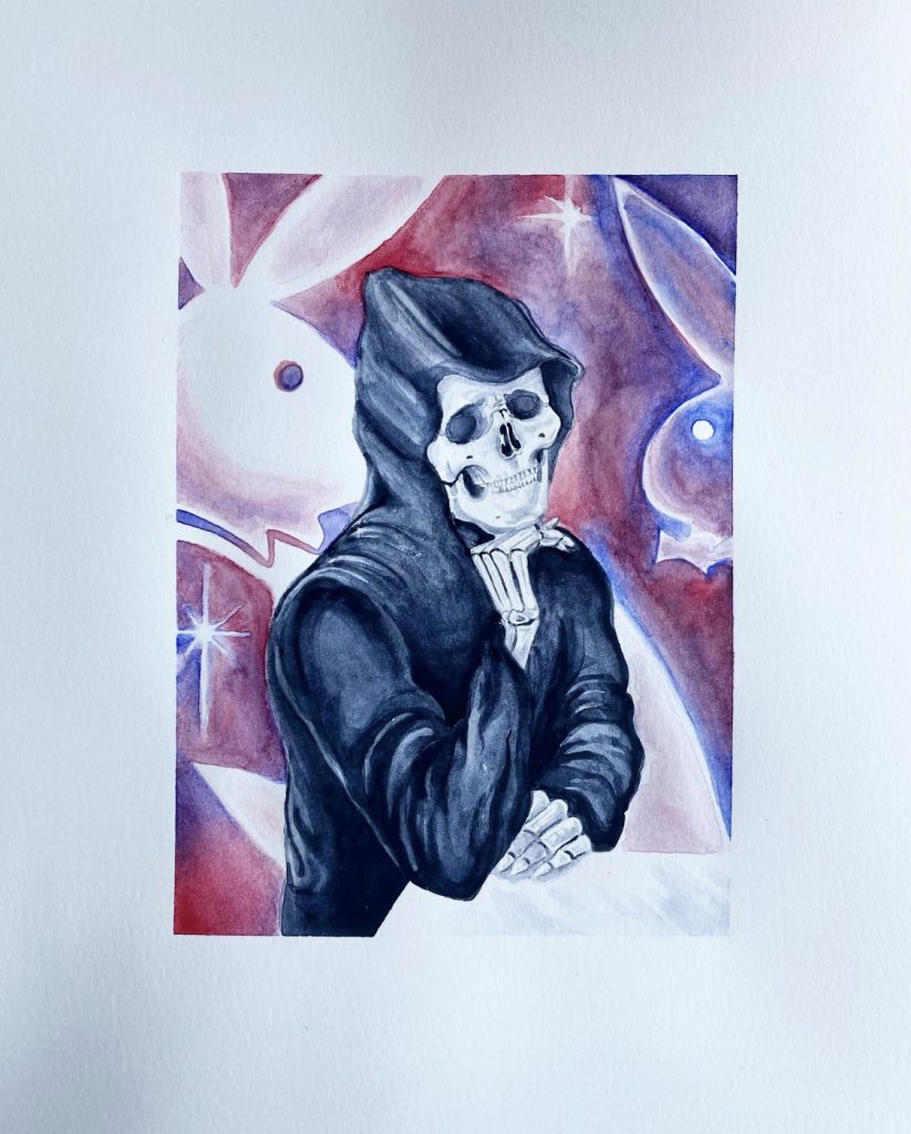 Watercolor painting by Kane Navasard