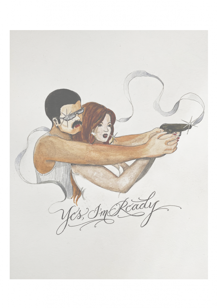 Watercolor painting by Kane Navasard
